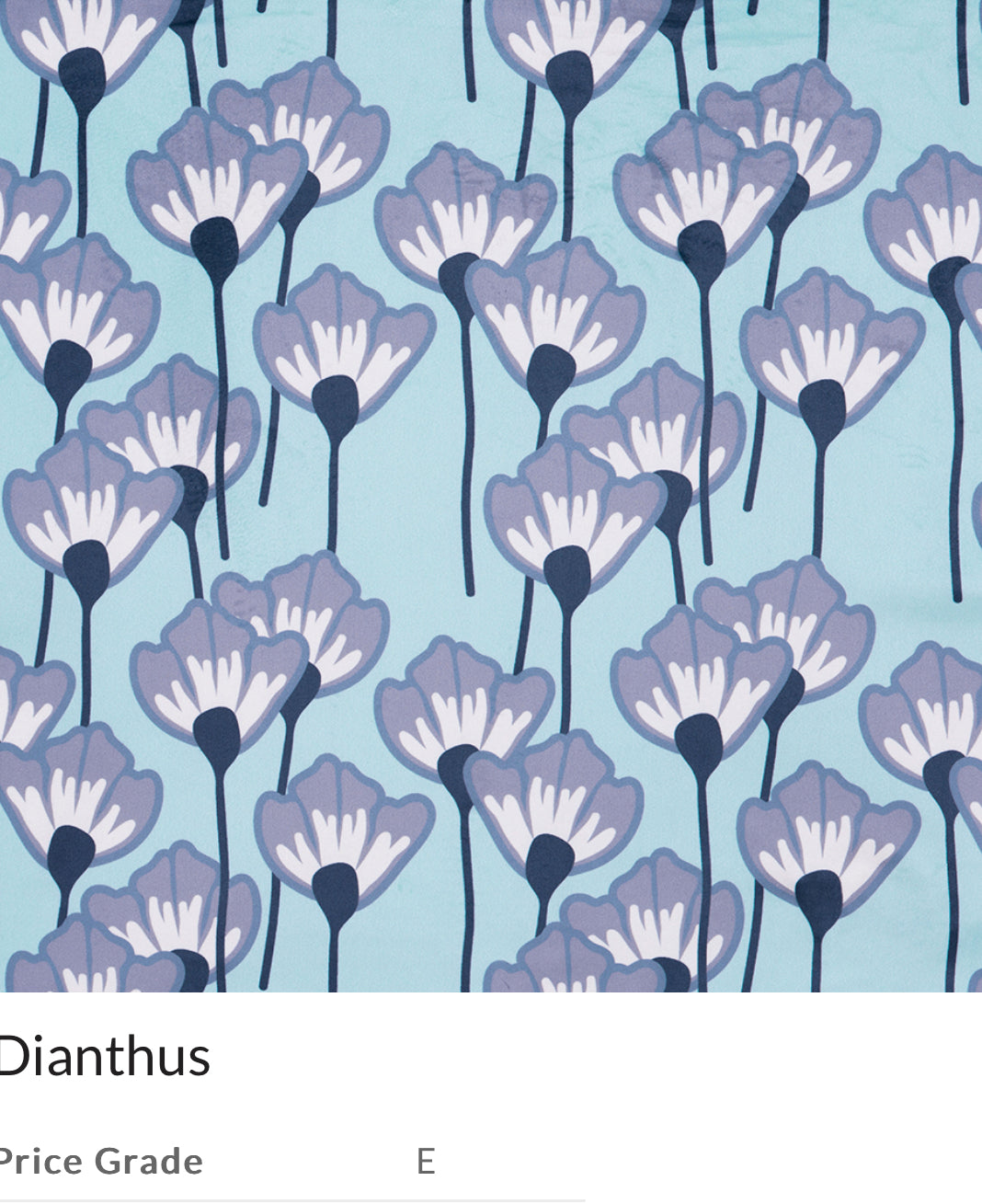 Futon cover -Dianthus