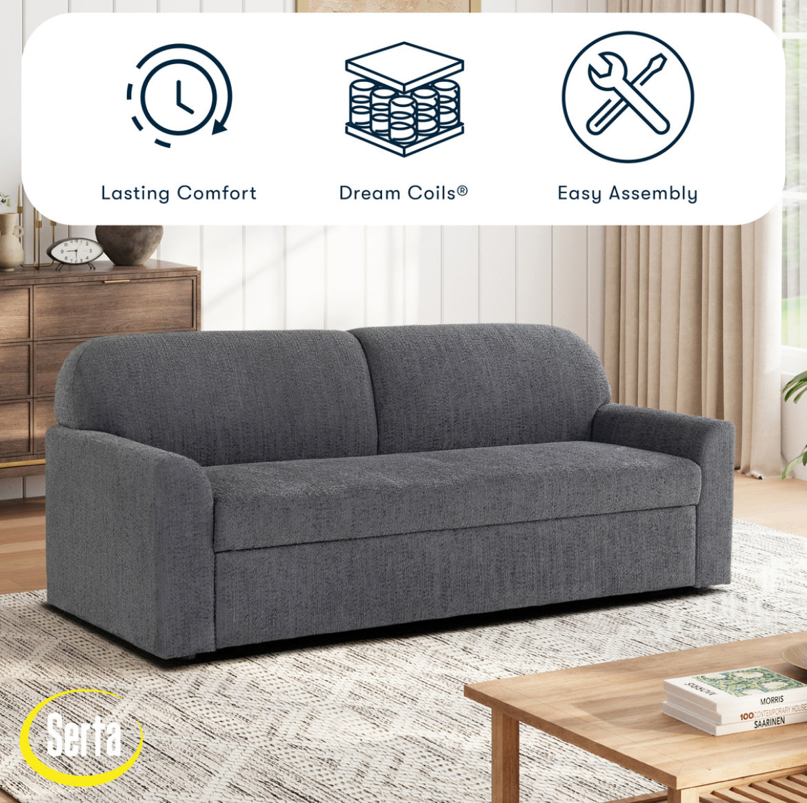 Full Serta sofa bed WILLOW