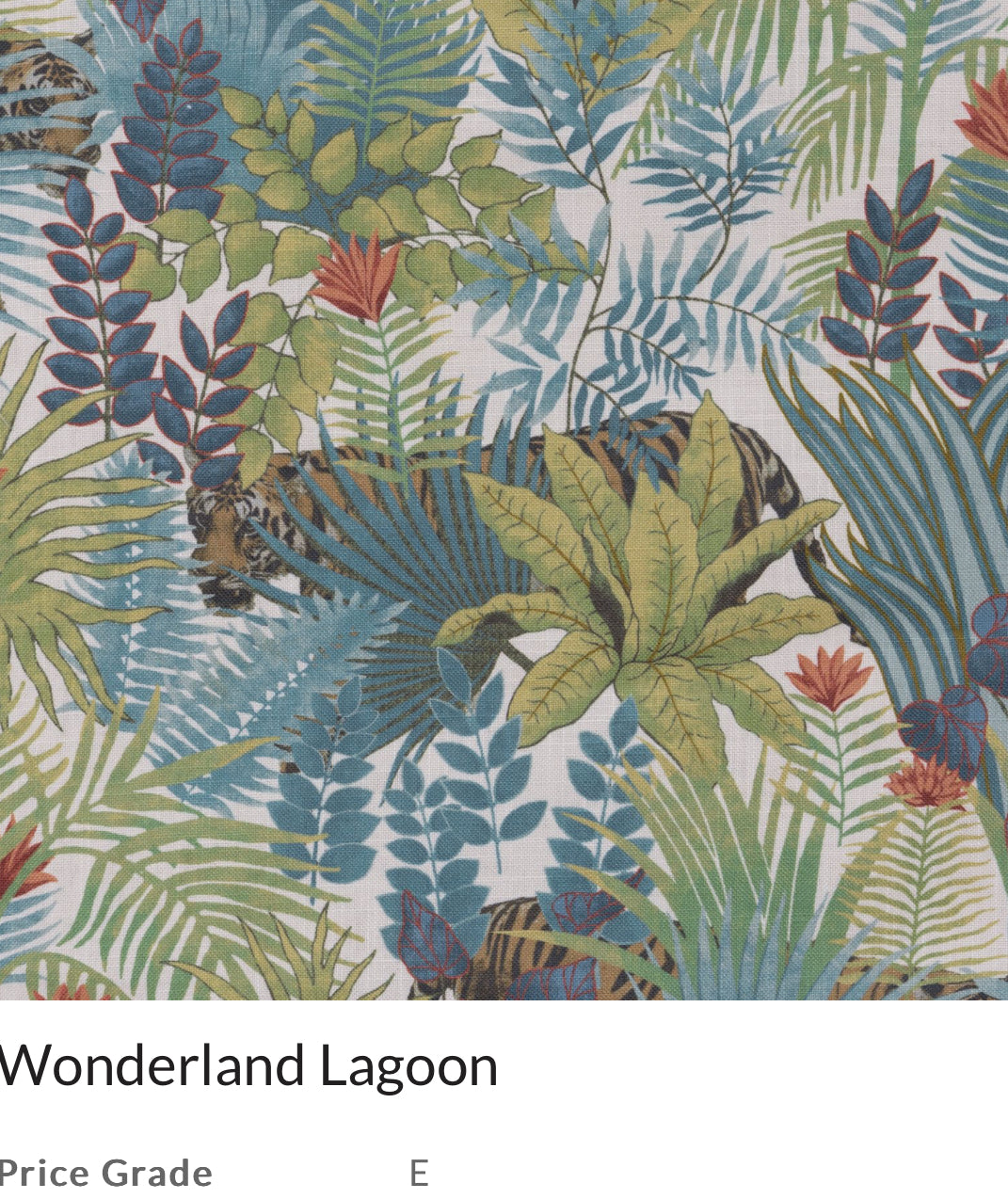 Futon cover -Wonderland Lagoon