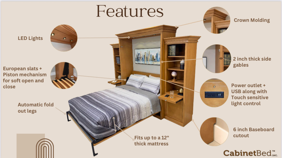 Monte Carlo Queen Murphy Bed