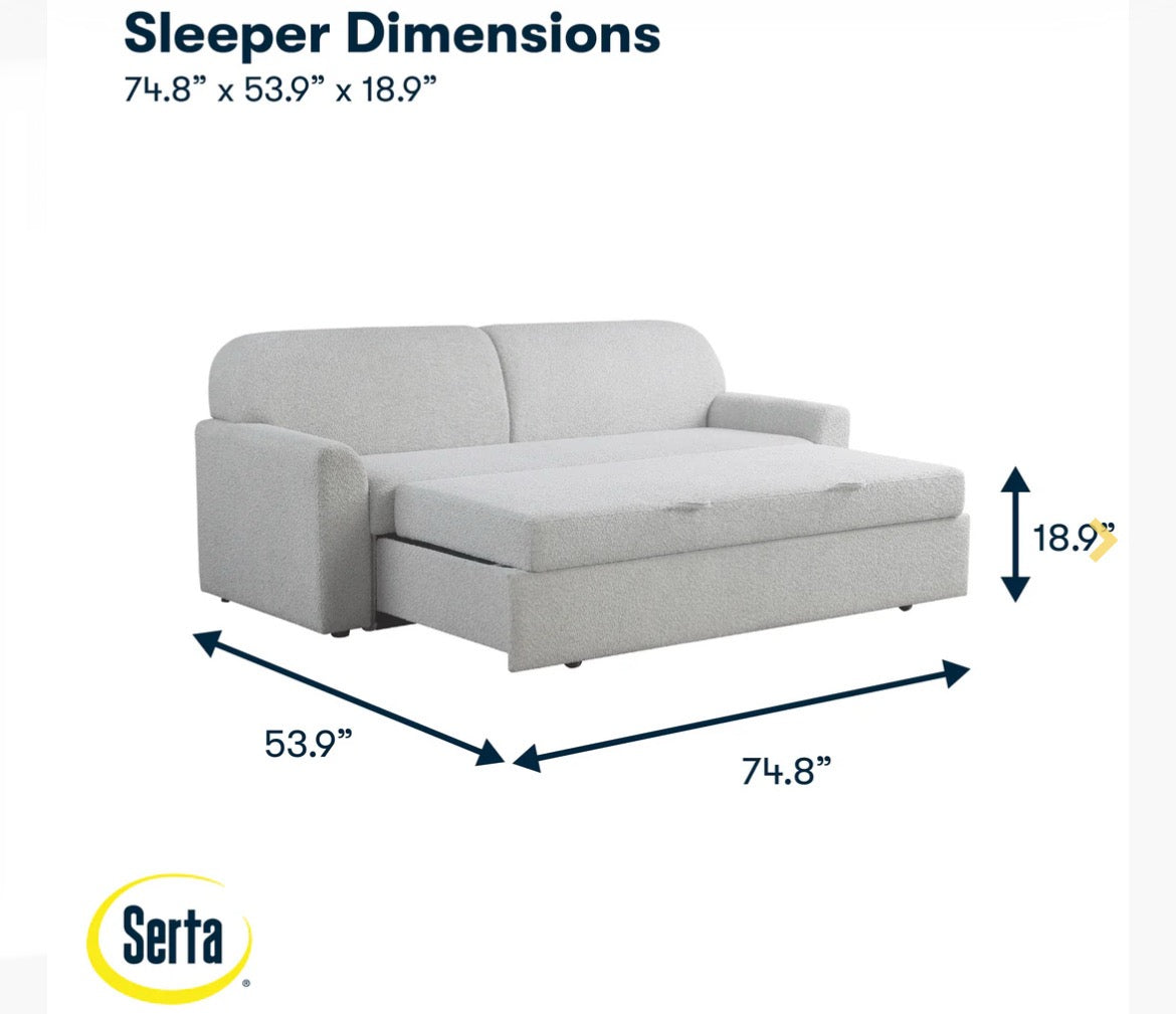 Full Serta sofa bed WILLOW