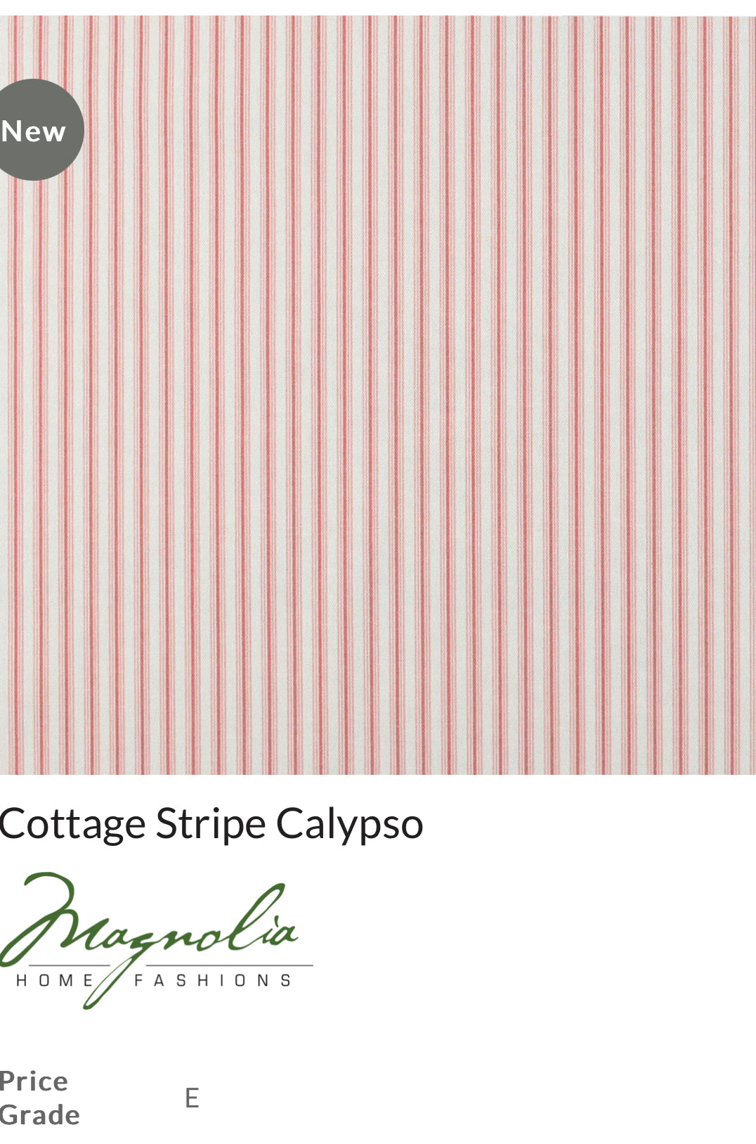Futon cover -Cottage Stripe Calypso