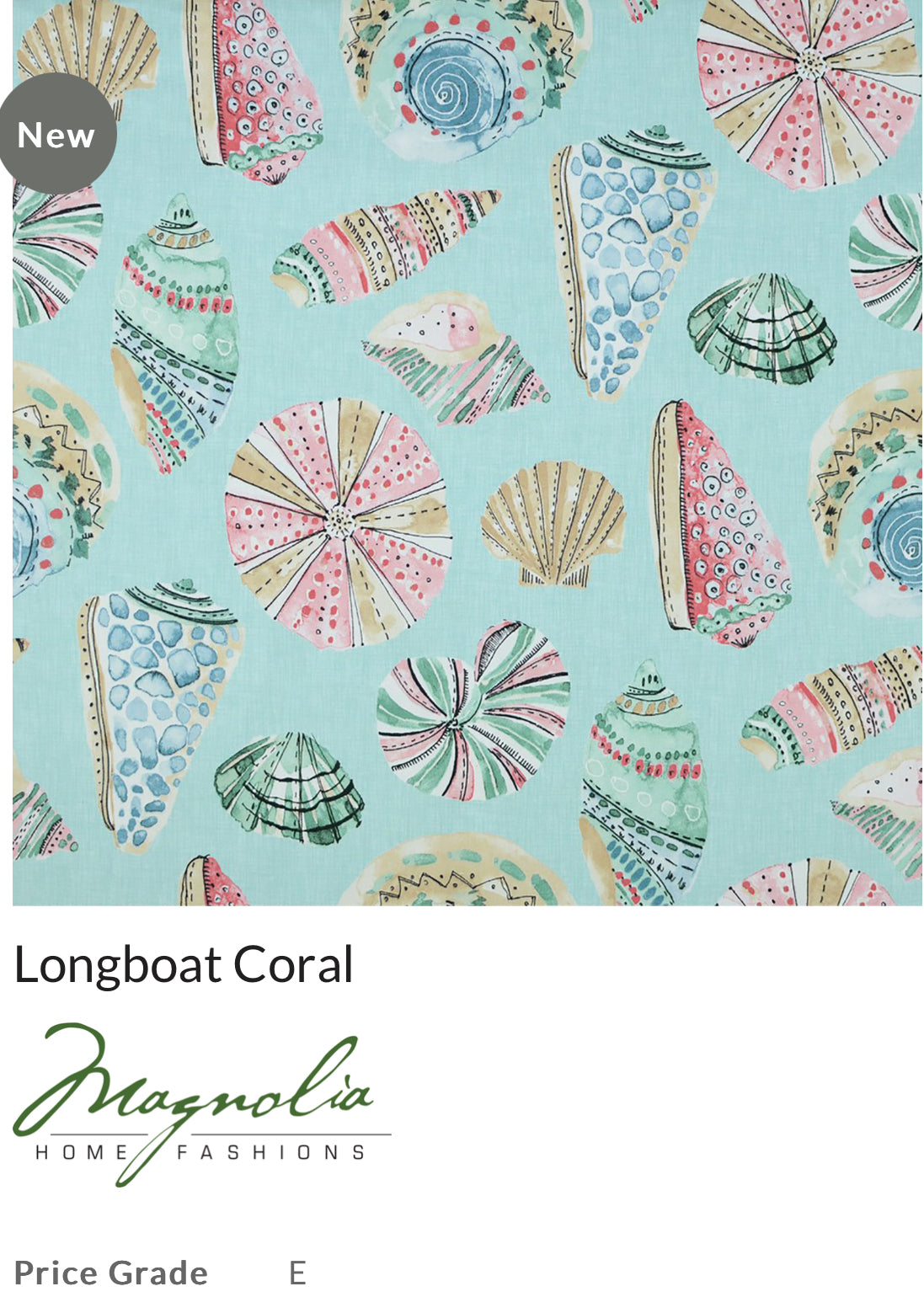 Futon cover -Longboat Coral