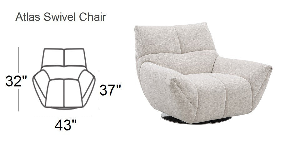 Atlas Luxury Swivel Chair