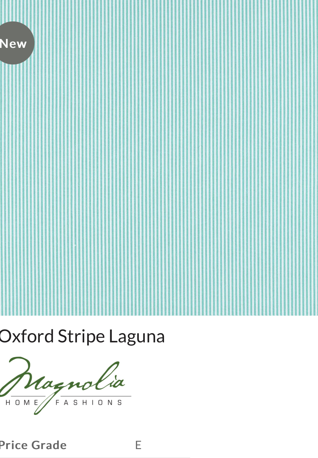 Futon cover -Oxford Stripe Laguna