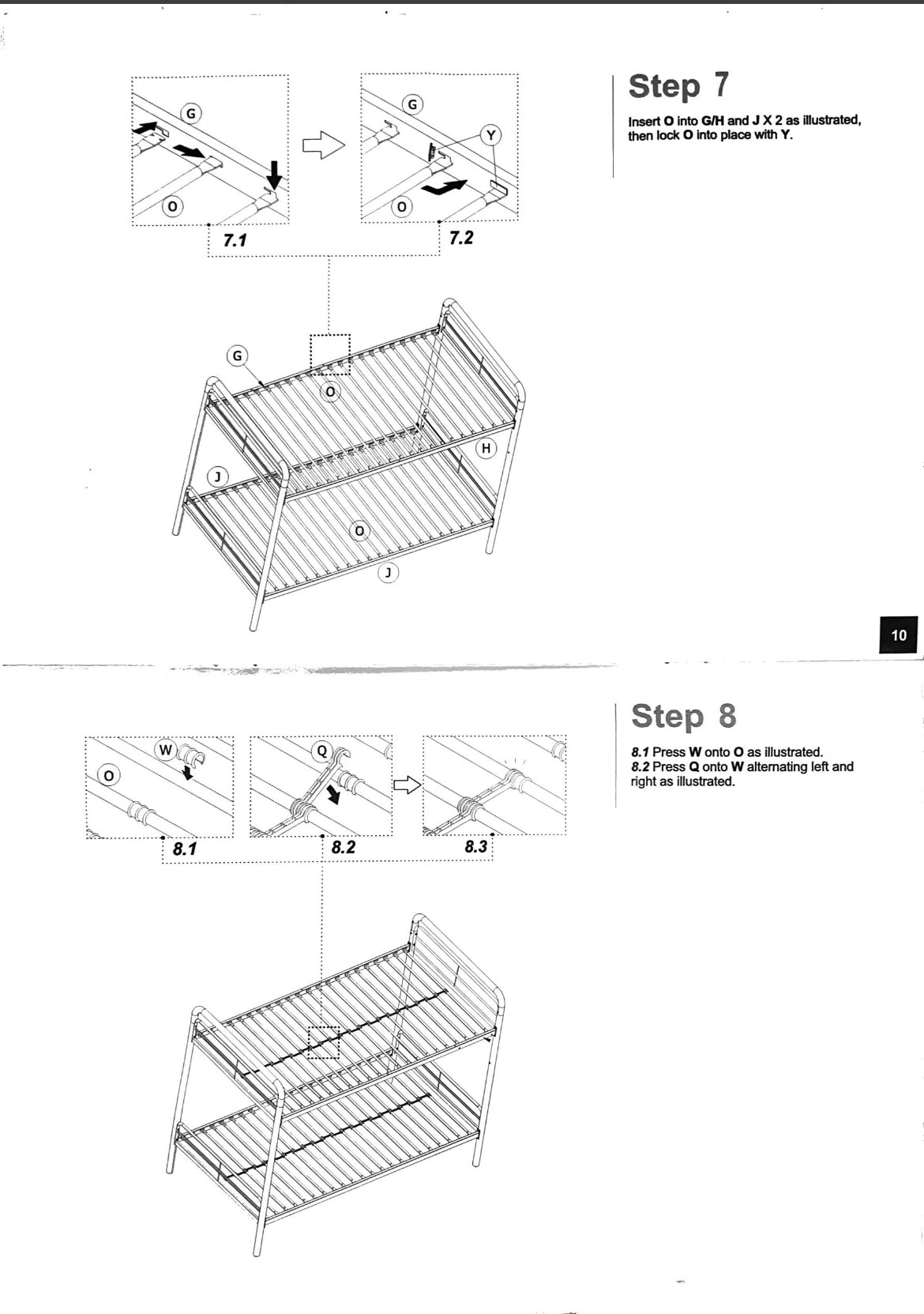 Litera Twin Twin Metal