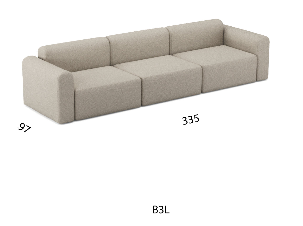 RUND sectional sofa B3L