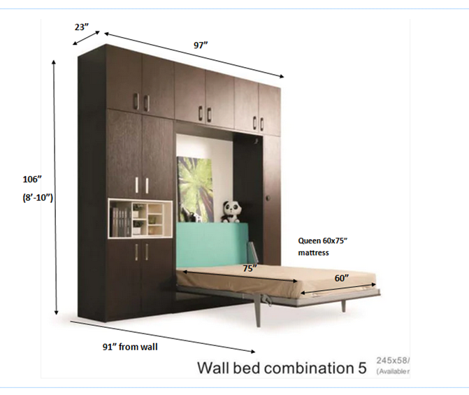 Murphy Bed Queen Comb 5