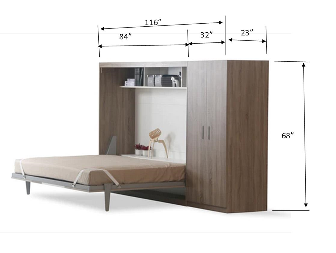 Murphy Bed WB1506+RW0817A