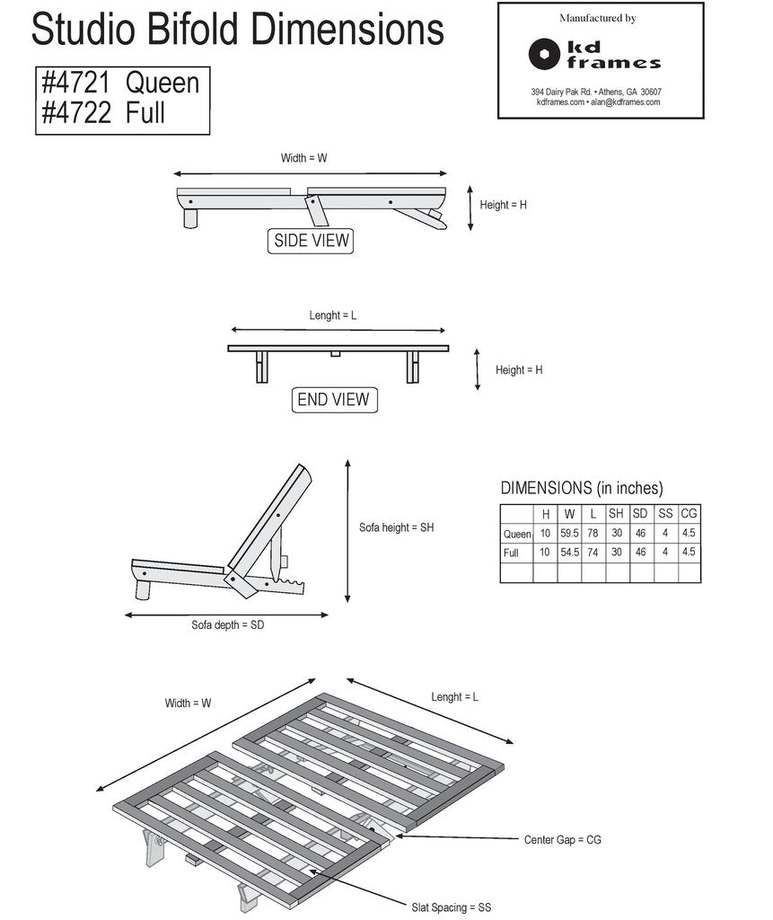 Full Studio frame w/