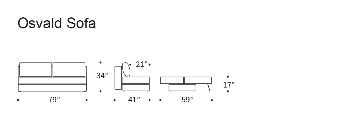 Queen sofa bed Osvald