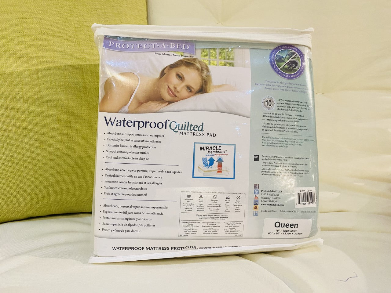 a-Quilted-Fitted Mattress protector