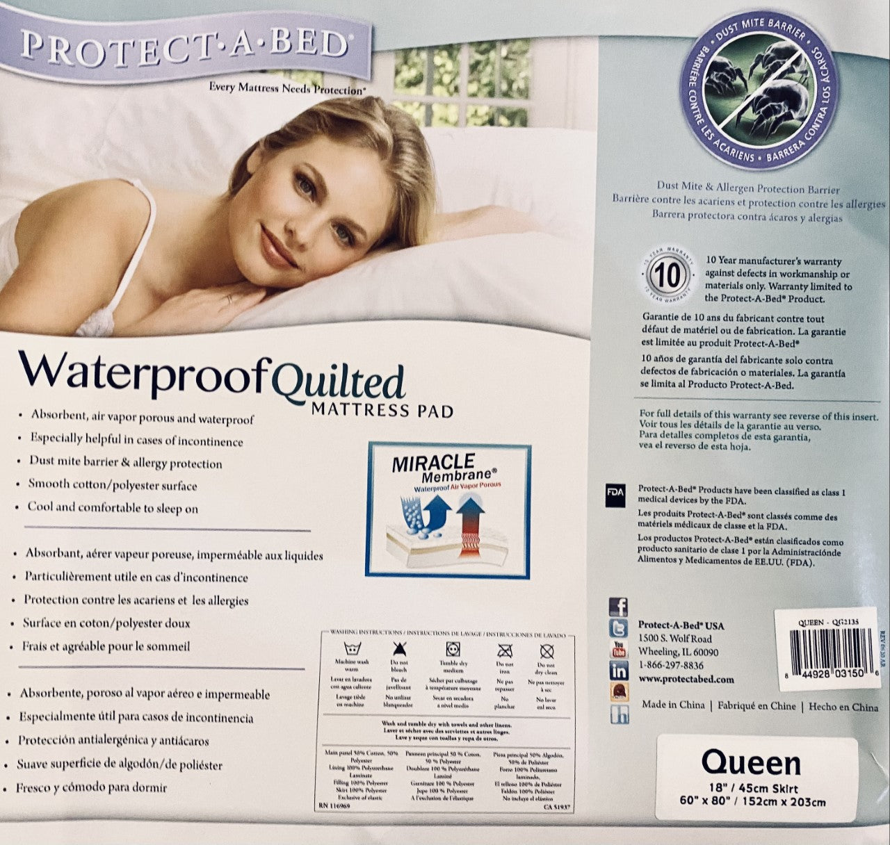 a-Quilted-Fitted Mattress protector