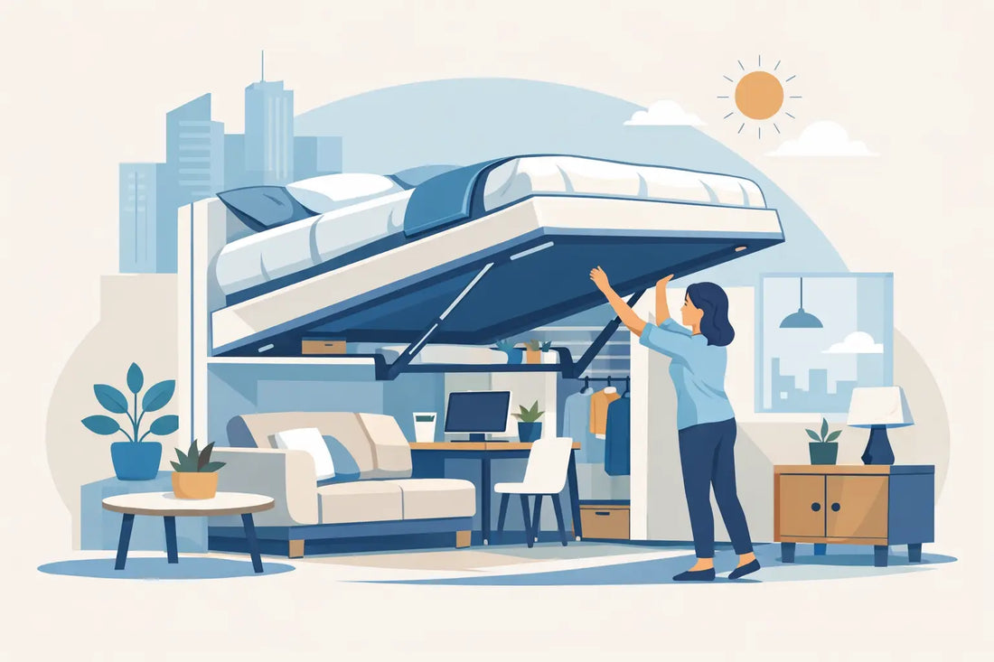 Beneficios de cama elevable en espacios pequeños