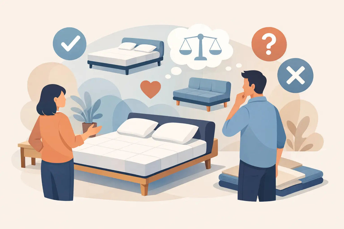 Futón matrimonial: cómo elegir el correcto