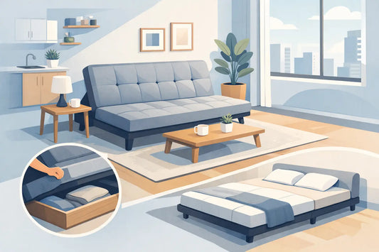 Futones para apartamentos pequeños: qué buscar