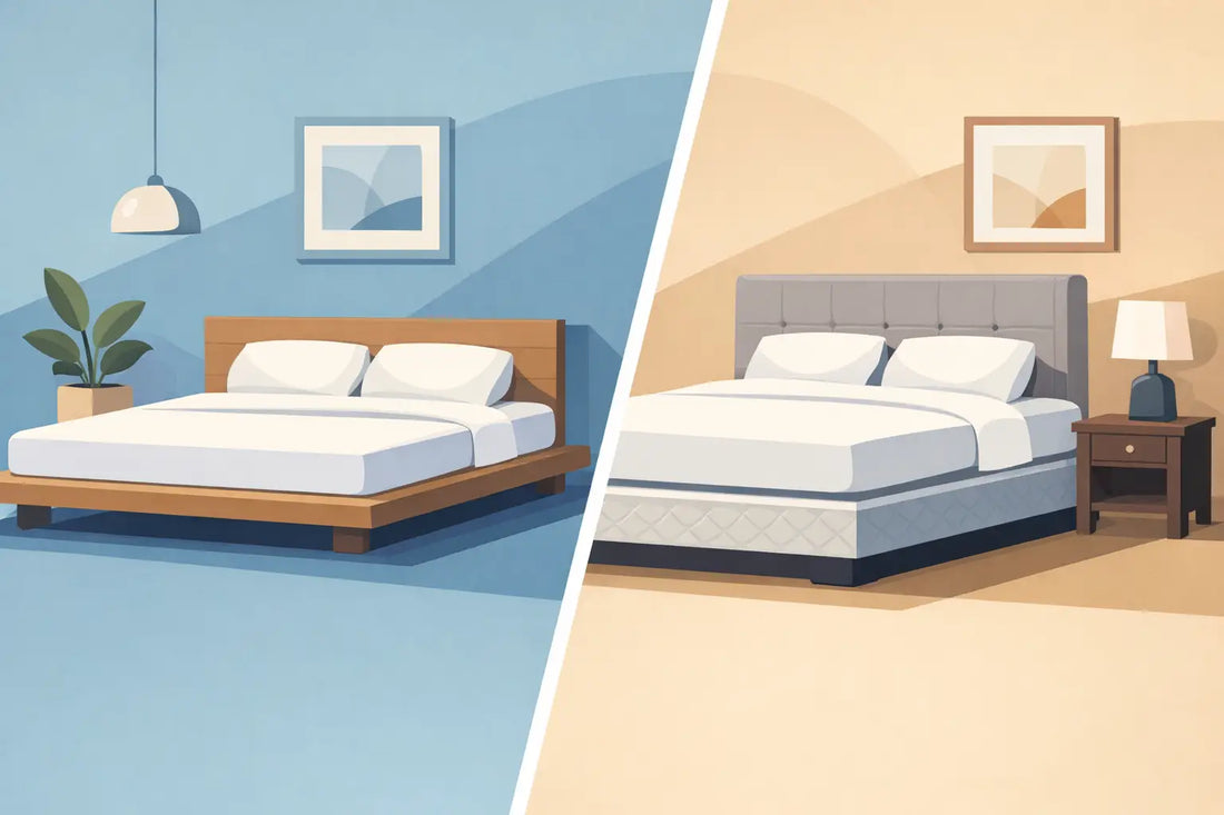 Cama plataforma o box spring, ¿cuál conviene?