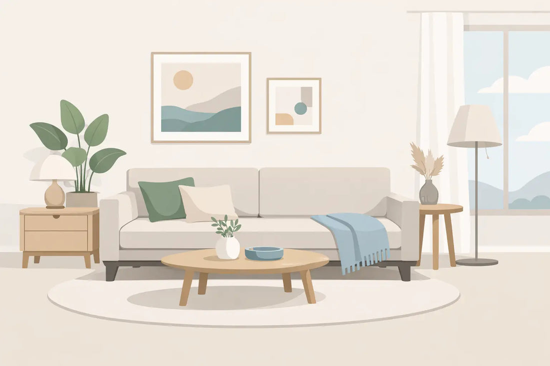 Cómo decorar con sofá cama sin recargar