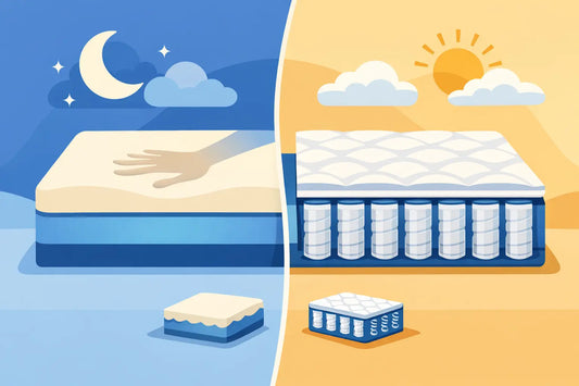 ¿Espuma o resortes ensacados para tu cama?