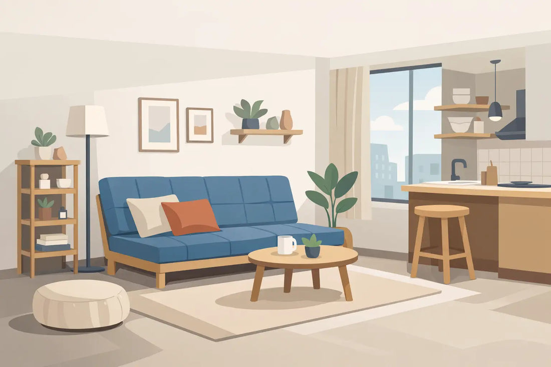 Apartamento pequeño con futón: qué elegir