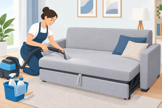 Cómo limpiar tapizado de sofá cama sin dañarlo