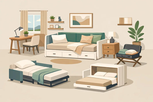 Muebles para cuarto invitados que sí resuelven