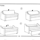 Full Serta sofa bed DELMAR