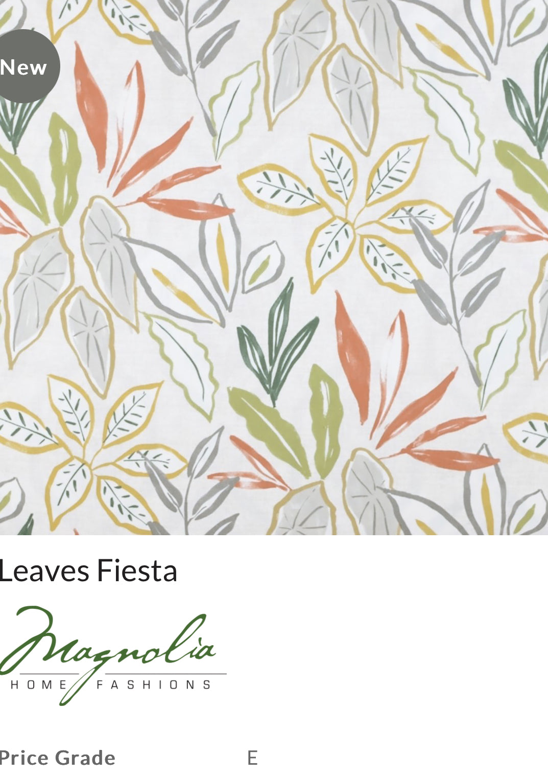 Futon cover -Leaves Fiesta