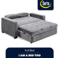 Serta Sleeper AGUSTINE Charcoal Grey