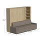 Inovabed Queen EXTENDED wall bed w/SOFA