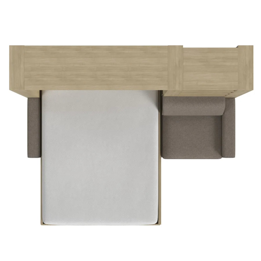 Inovabed Queen EXTENDED wall bed w/SOFA