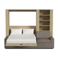 Inovabed Queen EXTENDED wall bed w/SOFA