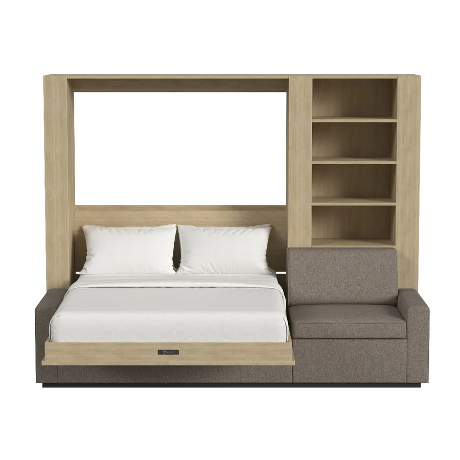 Inovabed Queen EXTENDED wall bed w/SOFA
