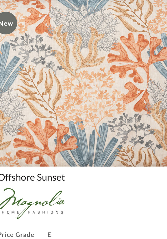 Futon cover -Offshore Sunset