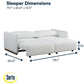 TAHOE Queen Serta sofa bed