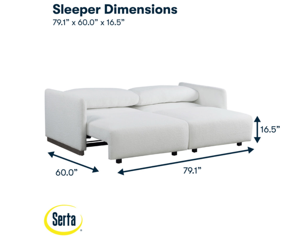 TAHOE Queen Serta sofa bed