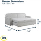 Full Serta sofa bed WILLOW