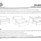Full Serta sofa bed DELMAR