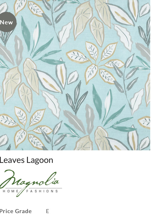 Futon cover -Leaves Lagoon