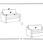 Full Serta sofa bed DELMAR