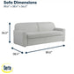 Full Serta sofa bed WILLOW