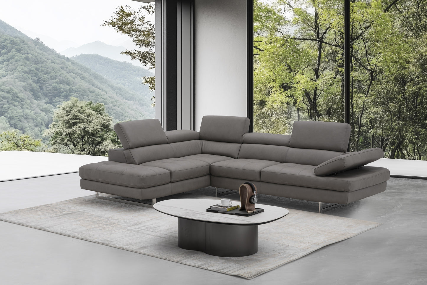 A761 Sectional Italian Sofa