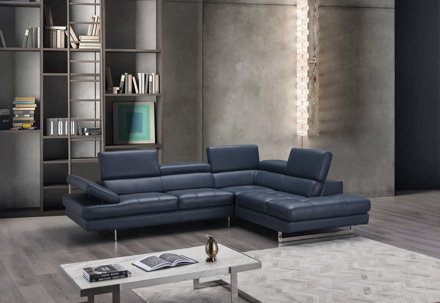 A761 Sectional Italian Sofa