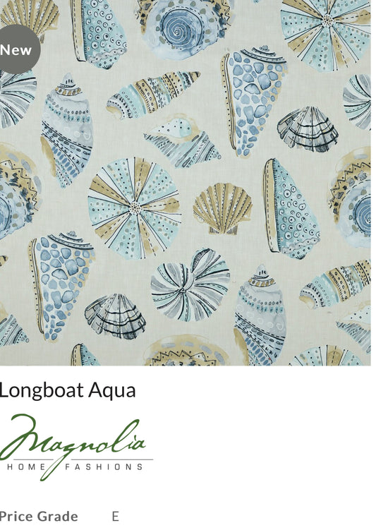 Futon cover -Longboat Aqua
