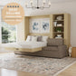 Inovabed Queen EXTENDED wall bed w/SOFA