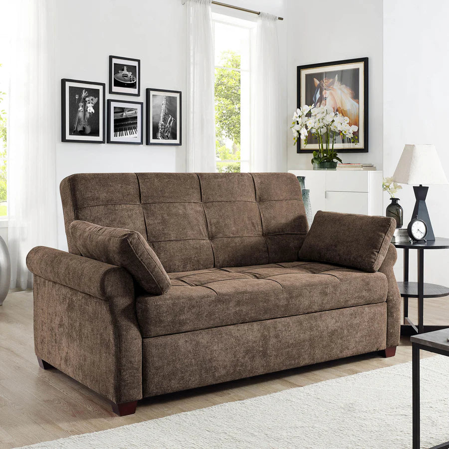 Queen Serta HAMPTON Dark Brown