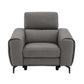 Lorenzo Sofa Set in Truffle Grey