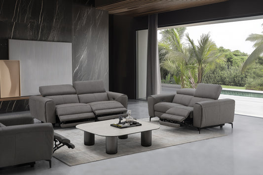 Lorenzo Sofa Set in Italian Leather
