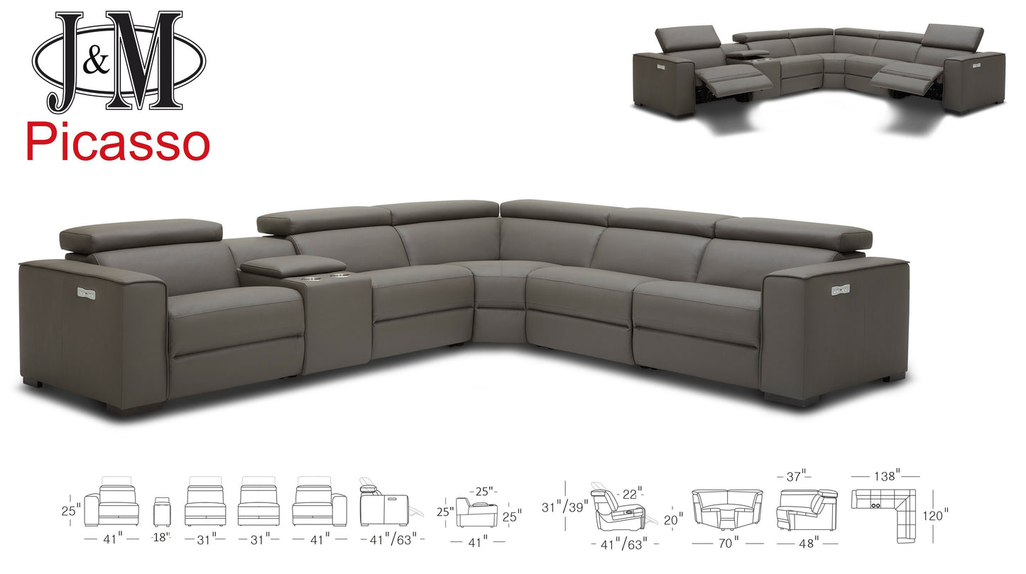 Picasso Sectional italian Sofa