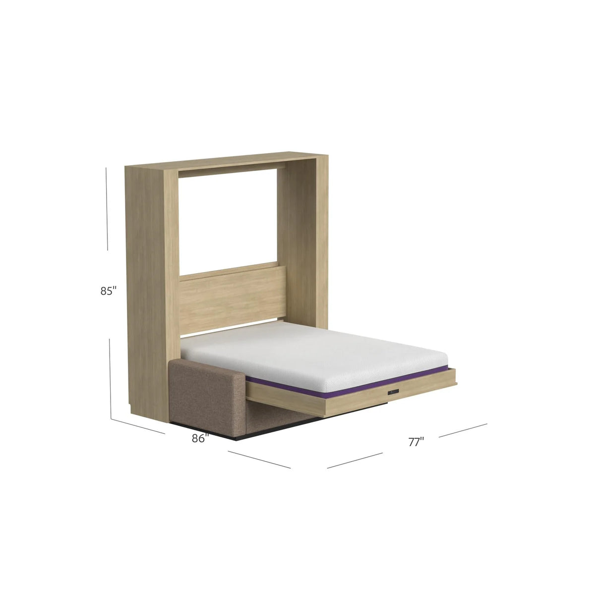 Inovabed Queen wall bed w/SOFA